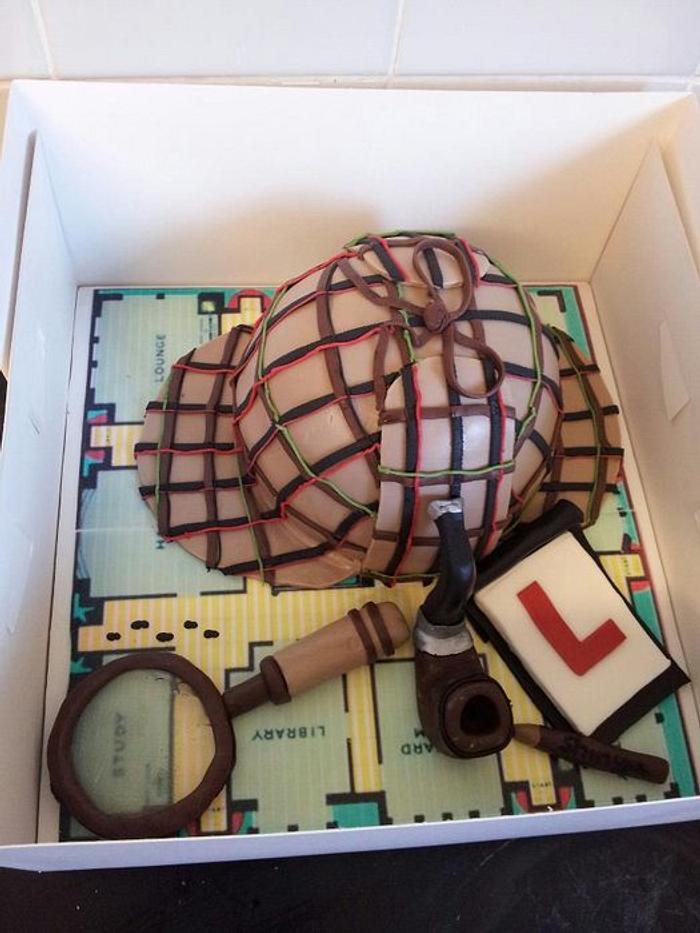 Sherlock holmes cake