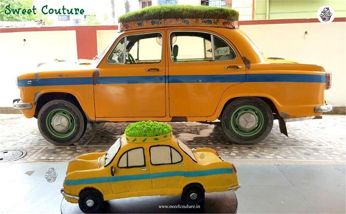 The green cab cake