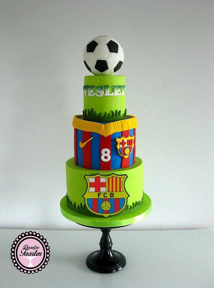 Barcelona cake | Barcelona cake, Cake designs birthday, Cake