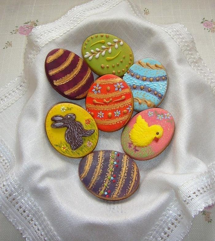 Easter egg cookies