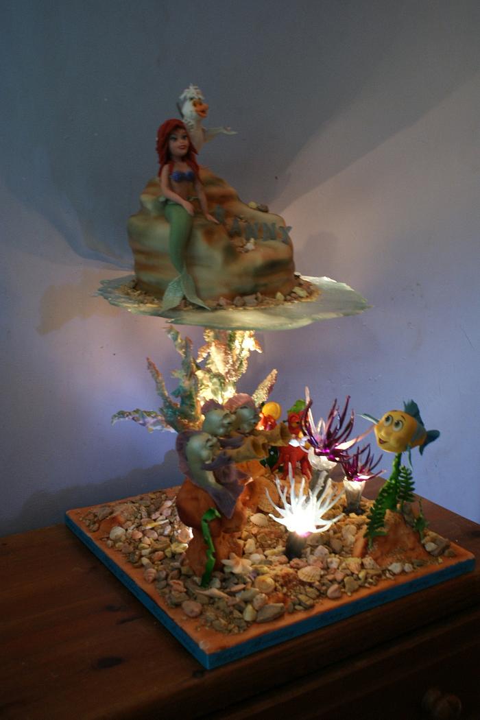 Under the Sea Mermaid cake