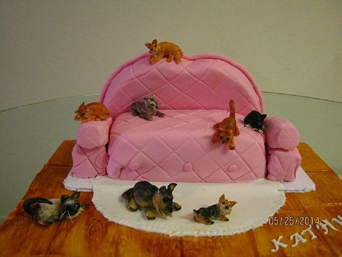 The Crazy Cat Lady Cake