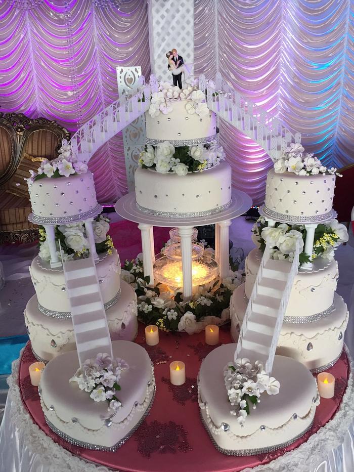 Princess wedding cake 