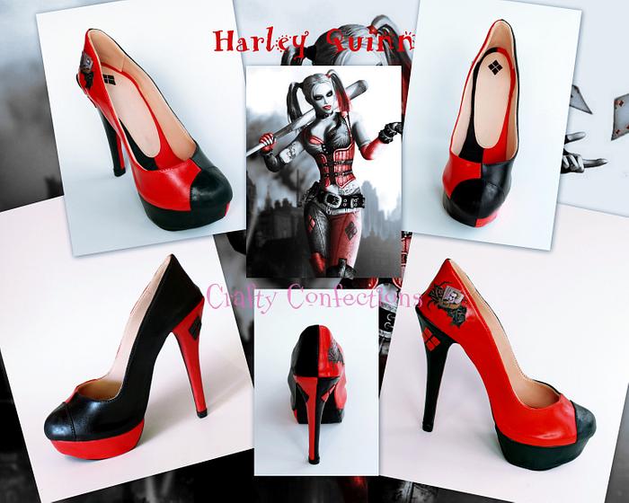 Harley Quinn: Comic book themed shoe collection for Cake Masters fashion issue 21, June 2014