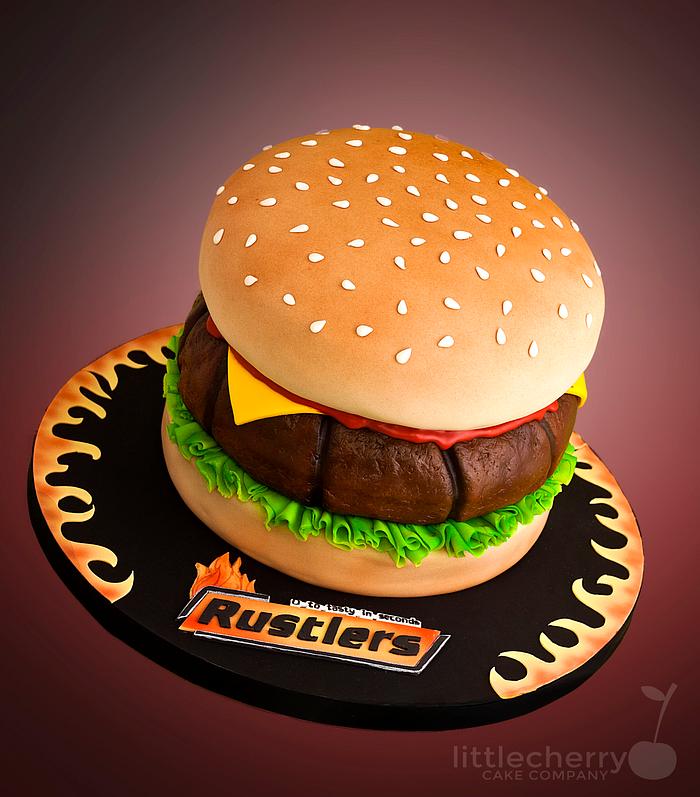 Rustlers Burger Cake