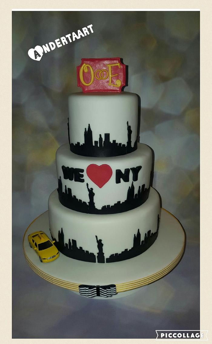 NY wedding cake