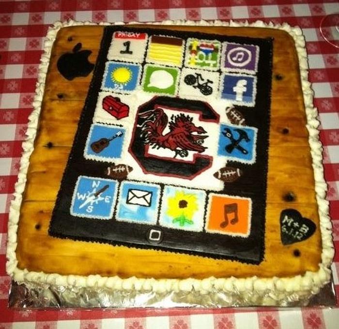 Groom's Cake with iPad Theme