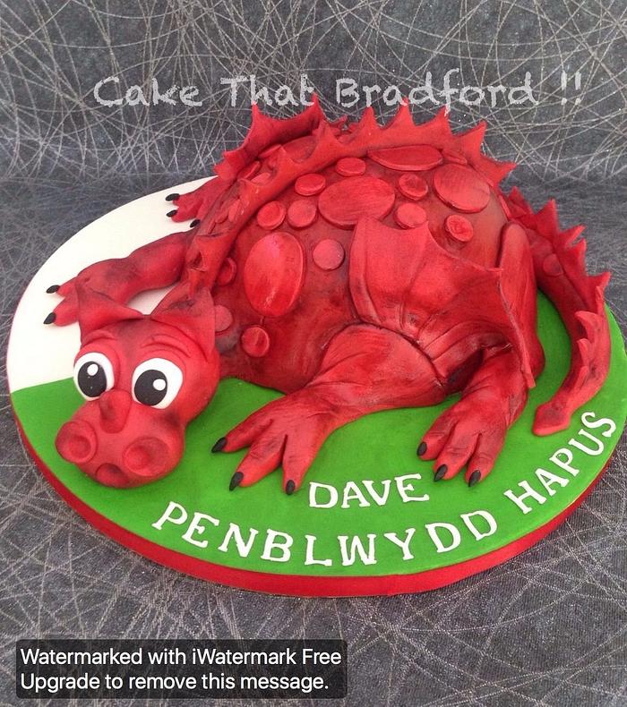 Welsh Dragon Cake