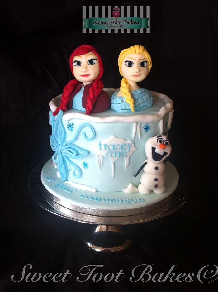 Here's another frozen cake from a few weeks back 