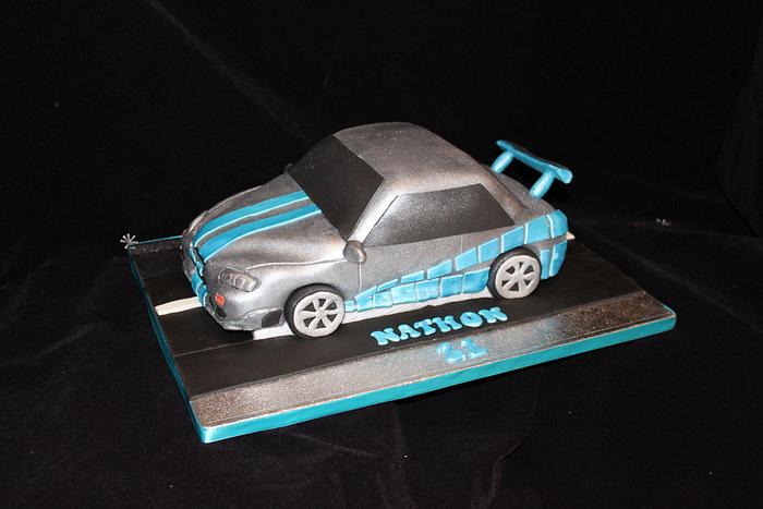 The Fast and The Furious cake dedicated to Paul Walker RIP.