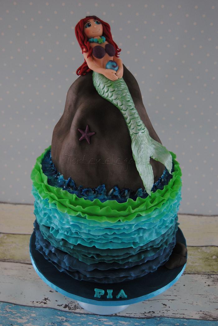 Mermaid Cake for my Daughter´s 5th Birthday