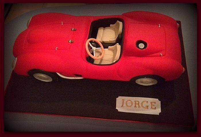 Ferrari Testarossa cake