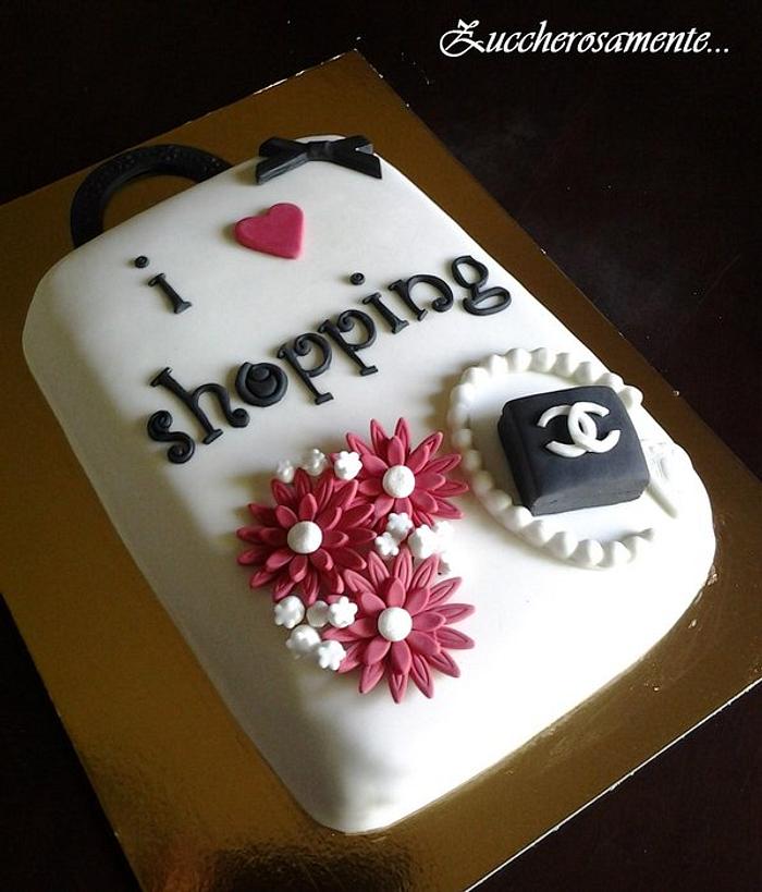 I love shopping cake