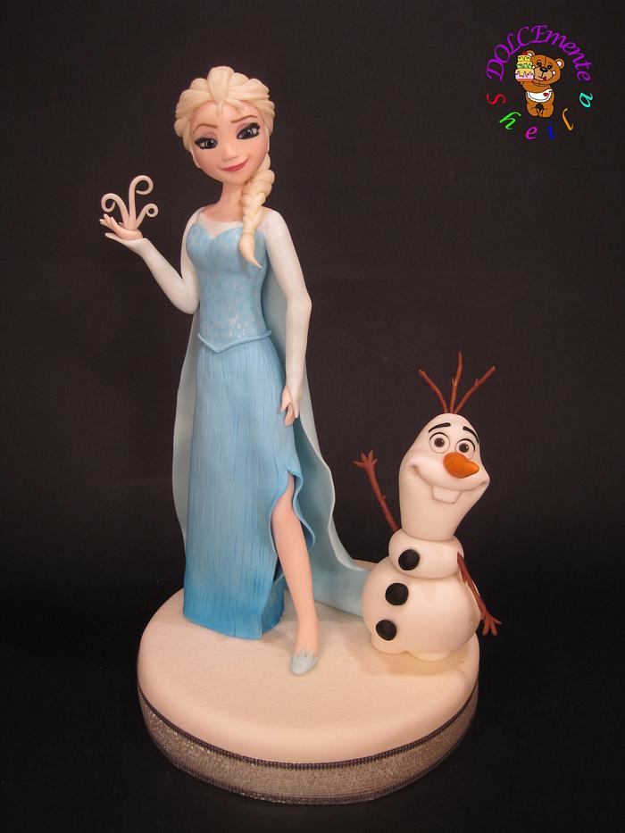 Elsa and Olaf