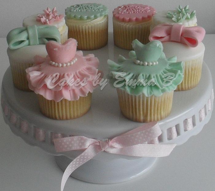 Girly Birthday Cupcakes