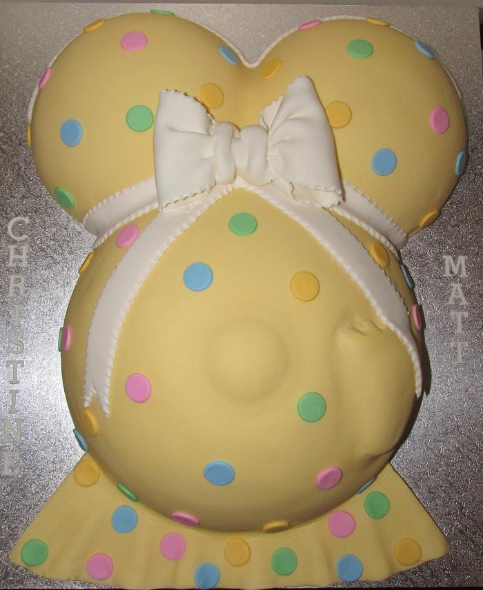 Baby belly Cake