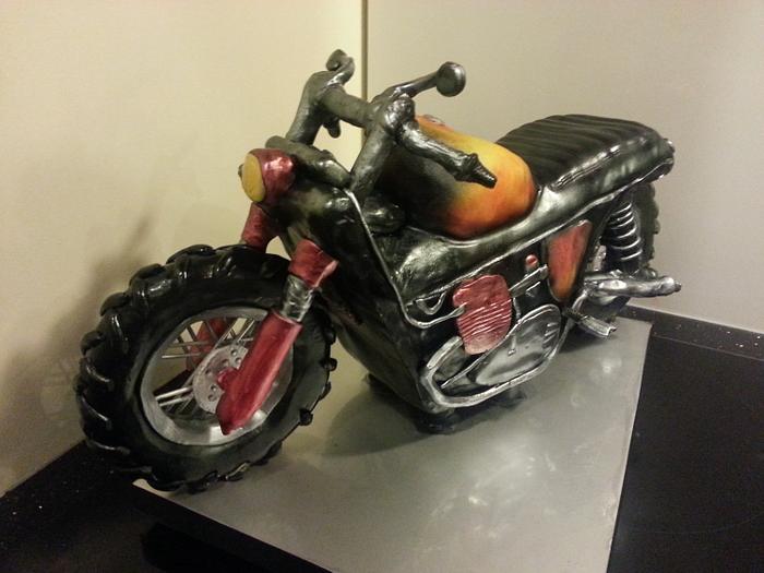 3D Motorcycle Cake