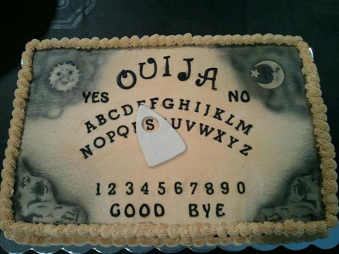 Ouija Board Cake