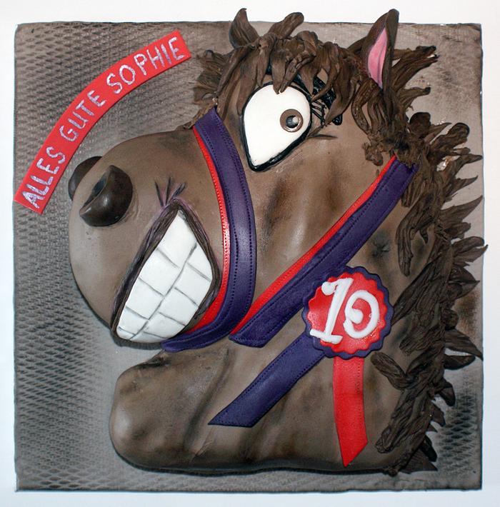 Horse Head Cake - Comic art