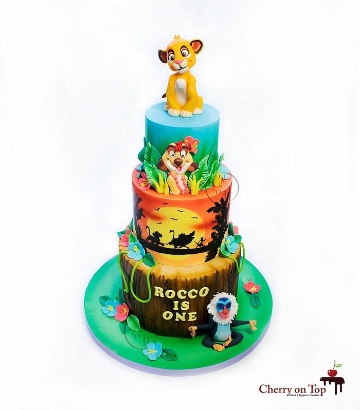 Lion king cake