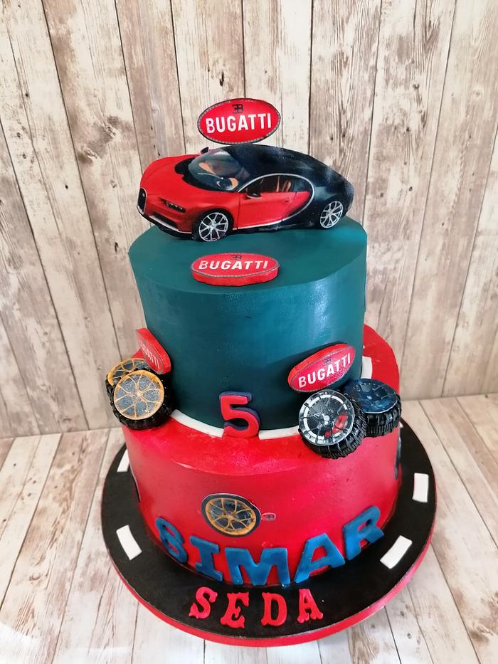 Bugatti Birthday Cake 