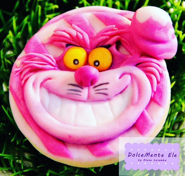 Cheshire cat cookie