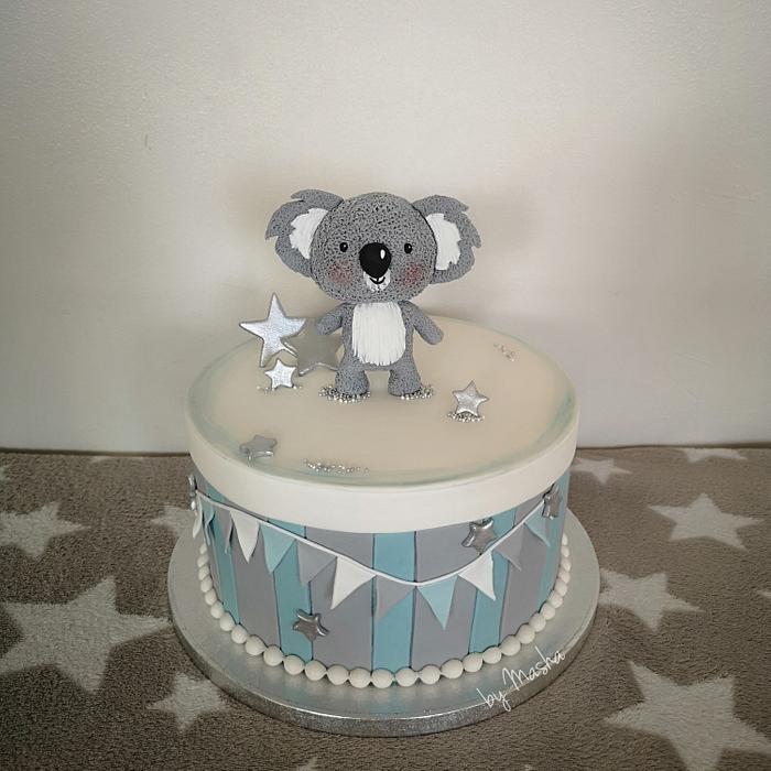 Cute koala babyshower cake