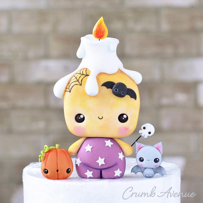 Cute Candle Cake Topper