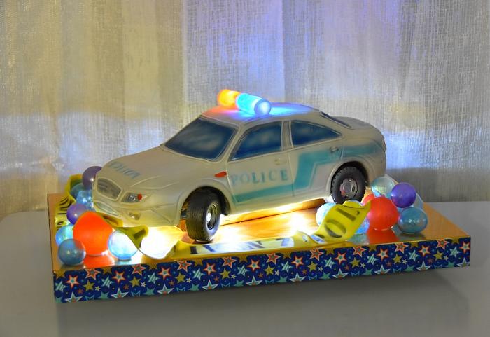 police car cake