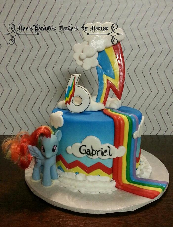 Rainbow Dash, cake