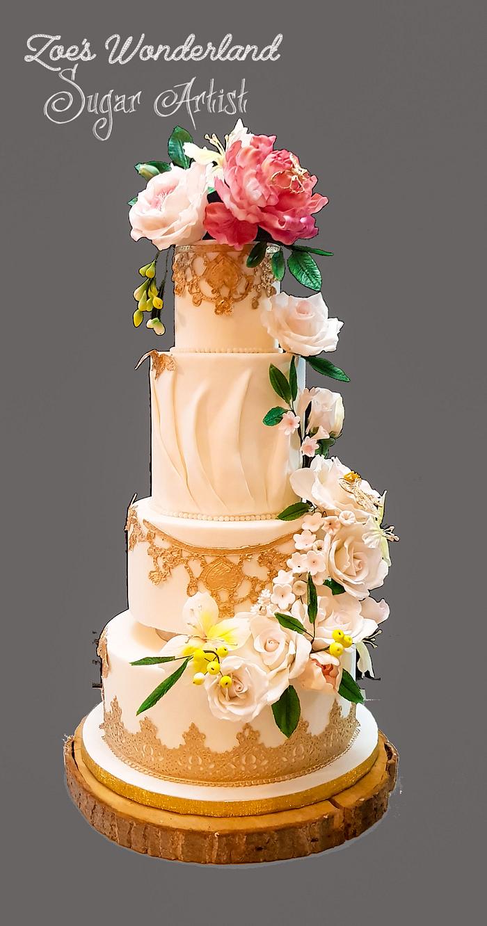 wedding spring cake