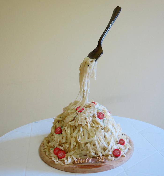 Fettuccini Cake