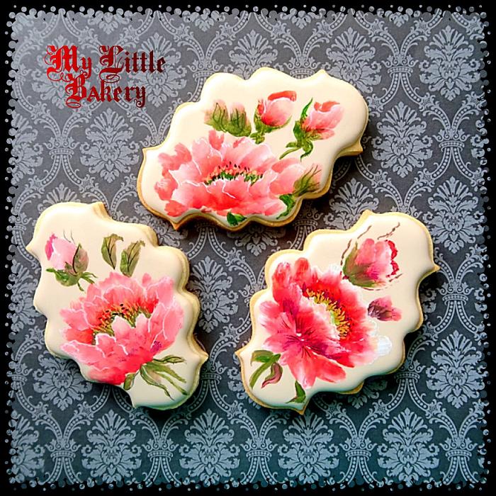 Floral cookies