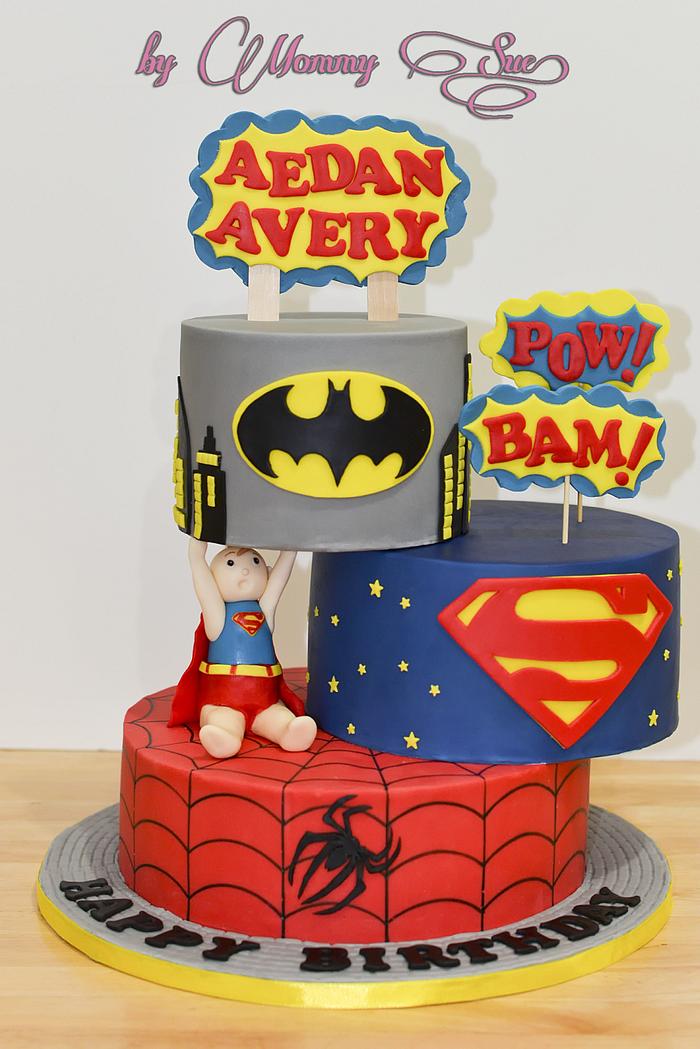 Super Kid "Defying Gravity" Cake
