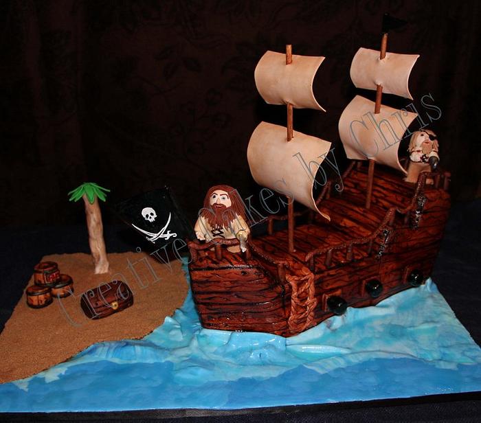 3-D Pirate Ship