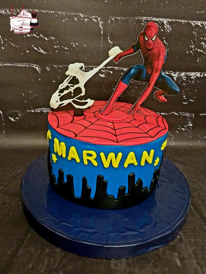 "Spiderman cake"