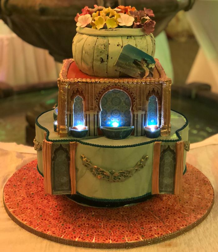 Moroccan Themed Cake