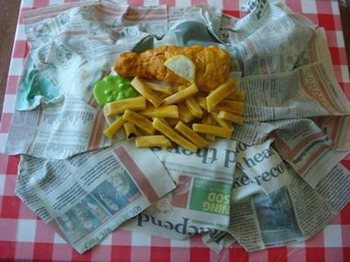 traditional fish and chips