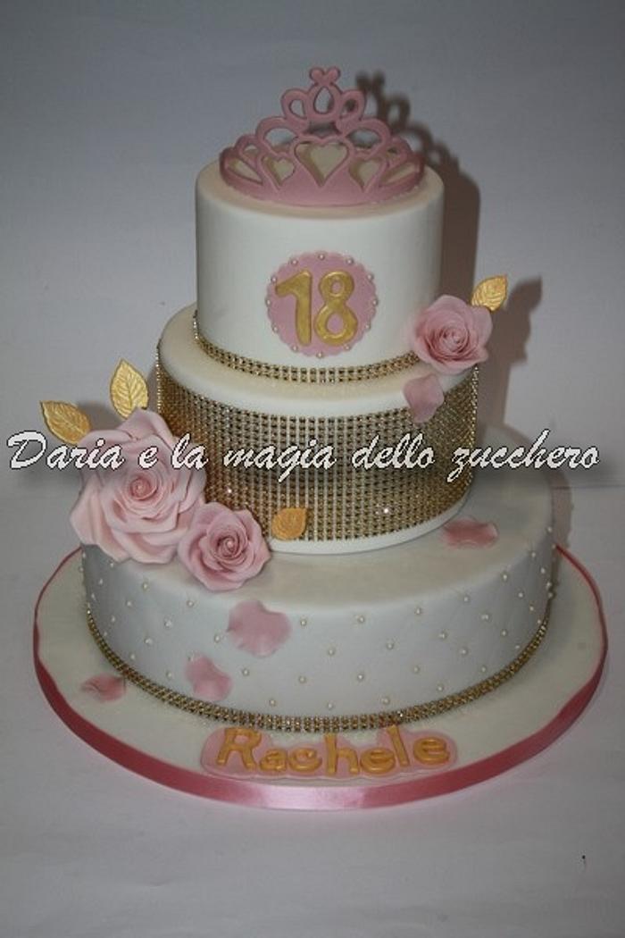 18th tiara cake
