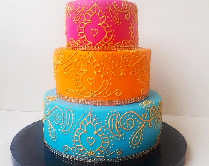Henna cake