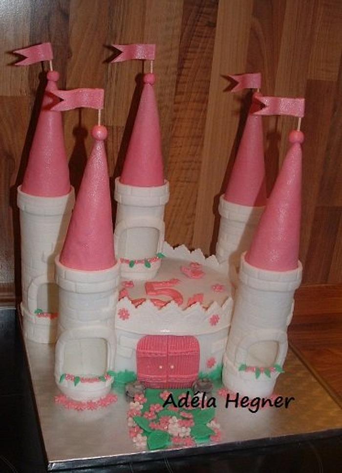 Castle cake for my little princess Fiona