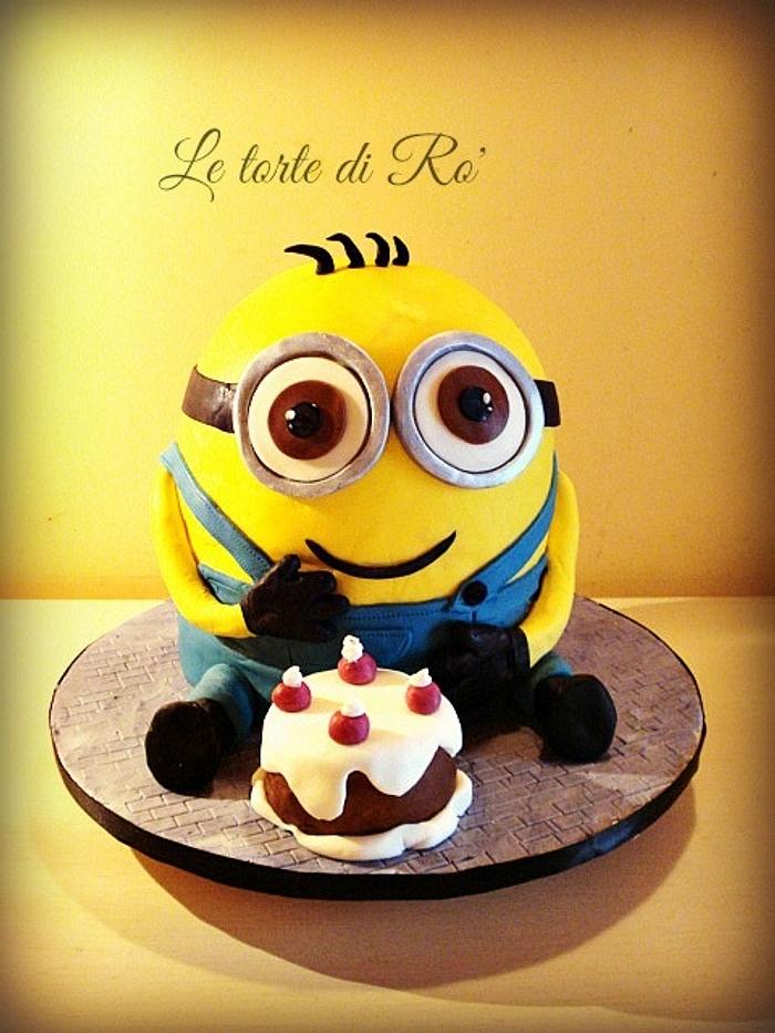 Despicable me cake and cookie favors