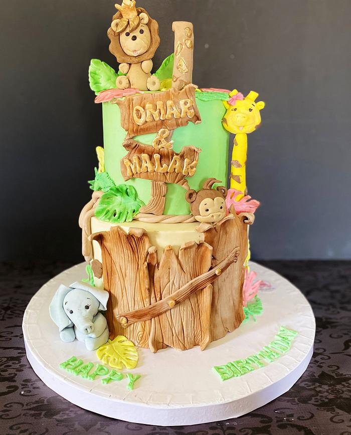 Animals cake 