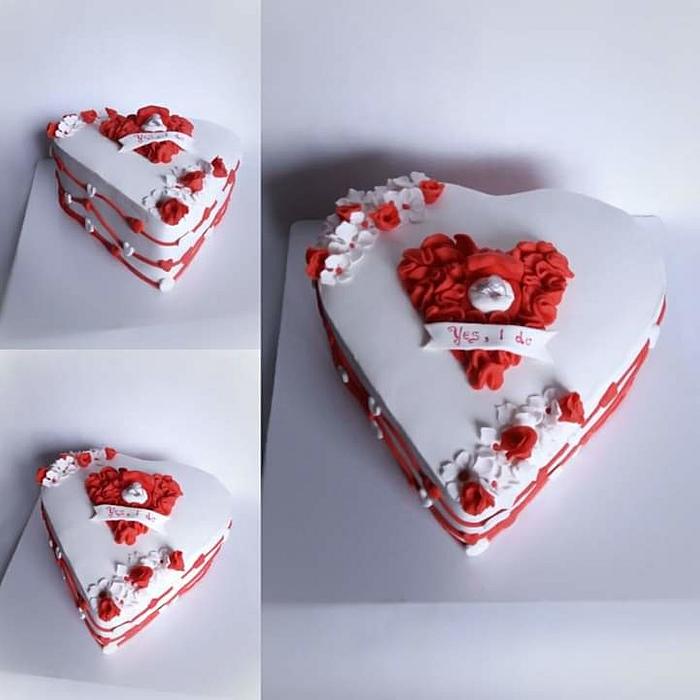 Engagement cake