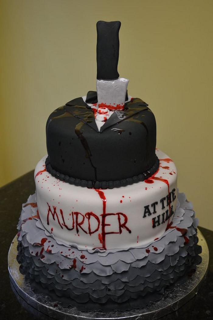 Murder Mystery cake 