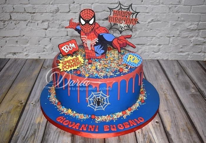 Spiderman cake