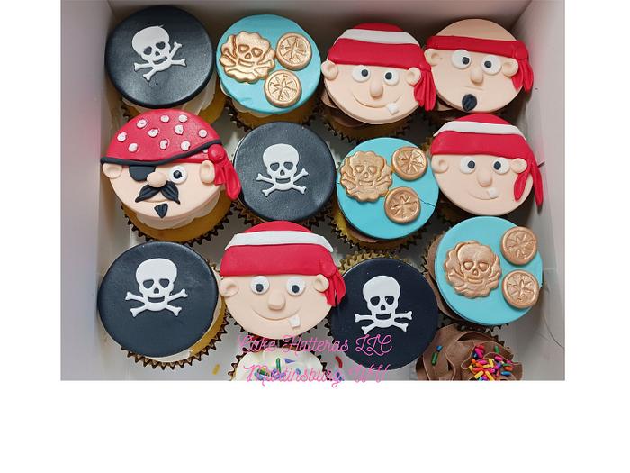 Pirate Cupcakes! Arrgh! 