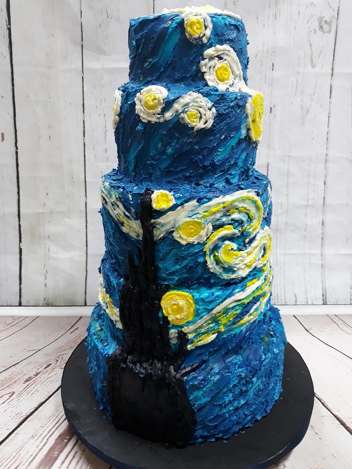 Van Gogh cake