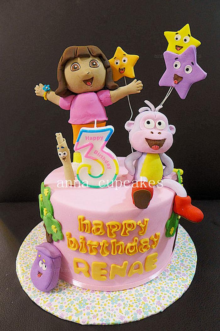 Dora the explorer cake