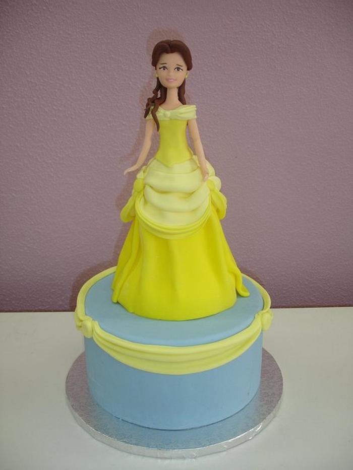 My first "belle" from beauty and the beast